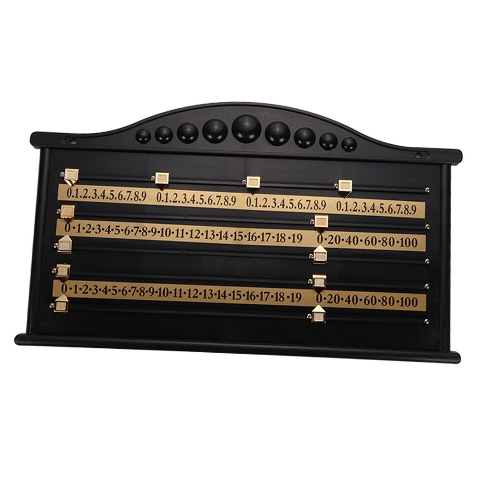 Billiards Scoreboard Club Accessories for Keeper Billiard Lovers