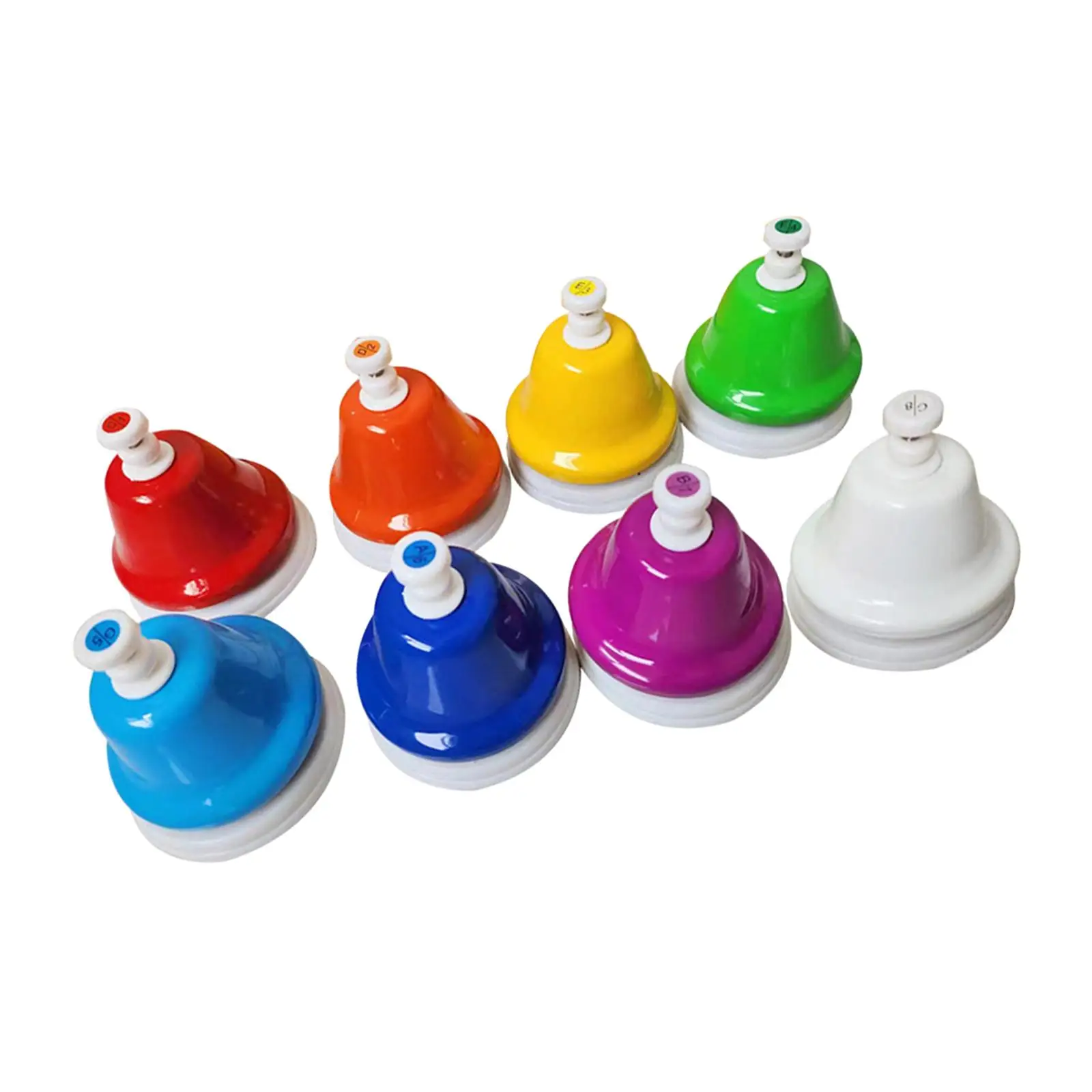 Desk Bells for Kids Colorful Hand Bells Set Handheld Percussion Bells