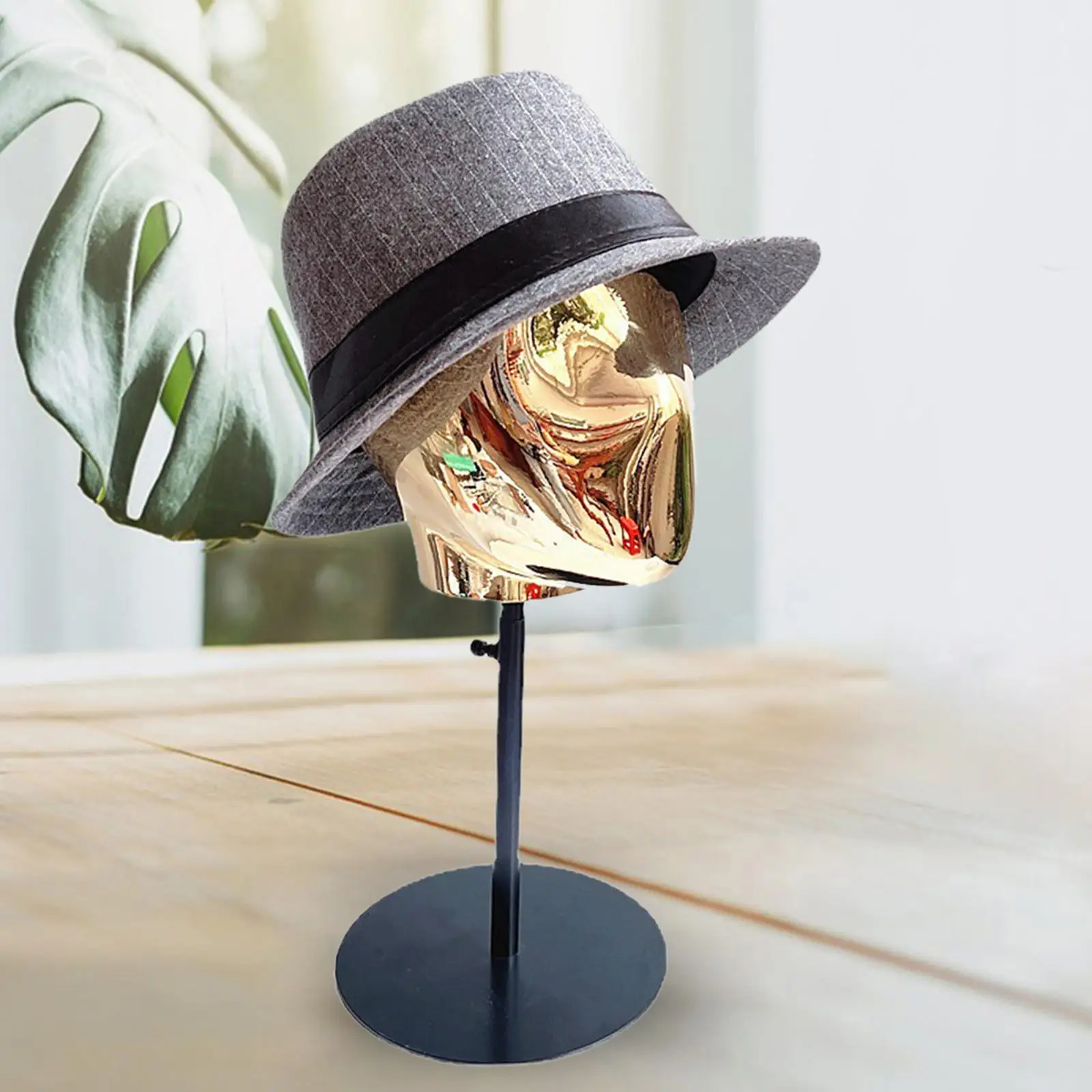 Mannequin Head Model Jewelry Wig Hat Display Stand Holder Stable Base for Home and Beauty Salon or Shop