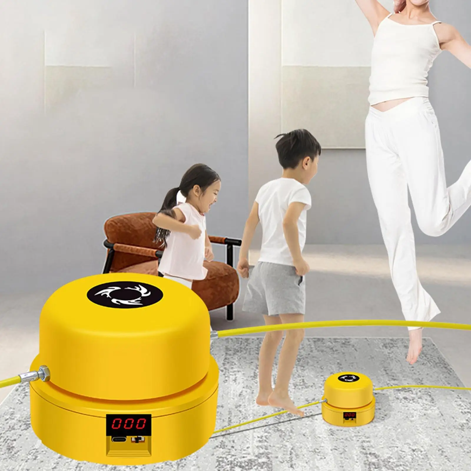 Jumping Machine, Low Noise Automatic Counting Remote Control for Jumping