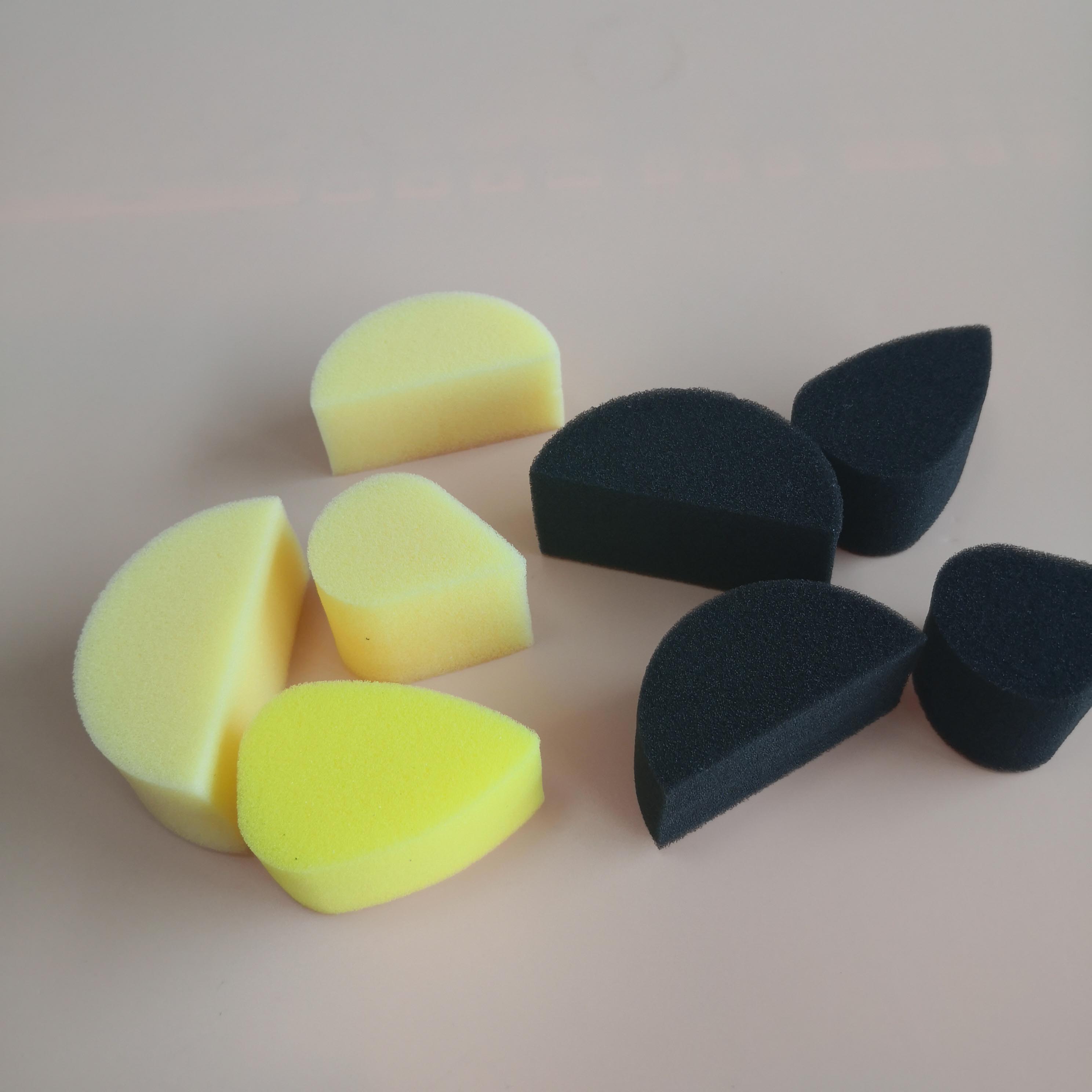 Best of Wholesale Halloween Makeup Beauty Custom Shape Square Face Painting Black Yellow Facial Sponge Reviews & Tips - Image 2