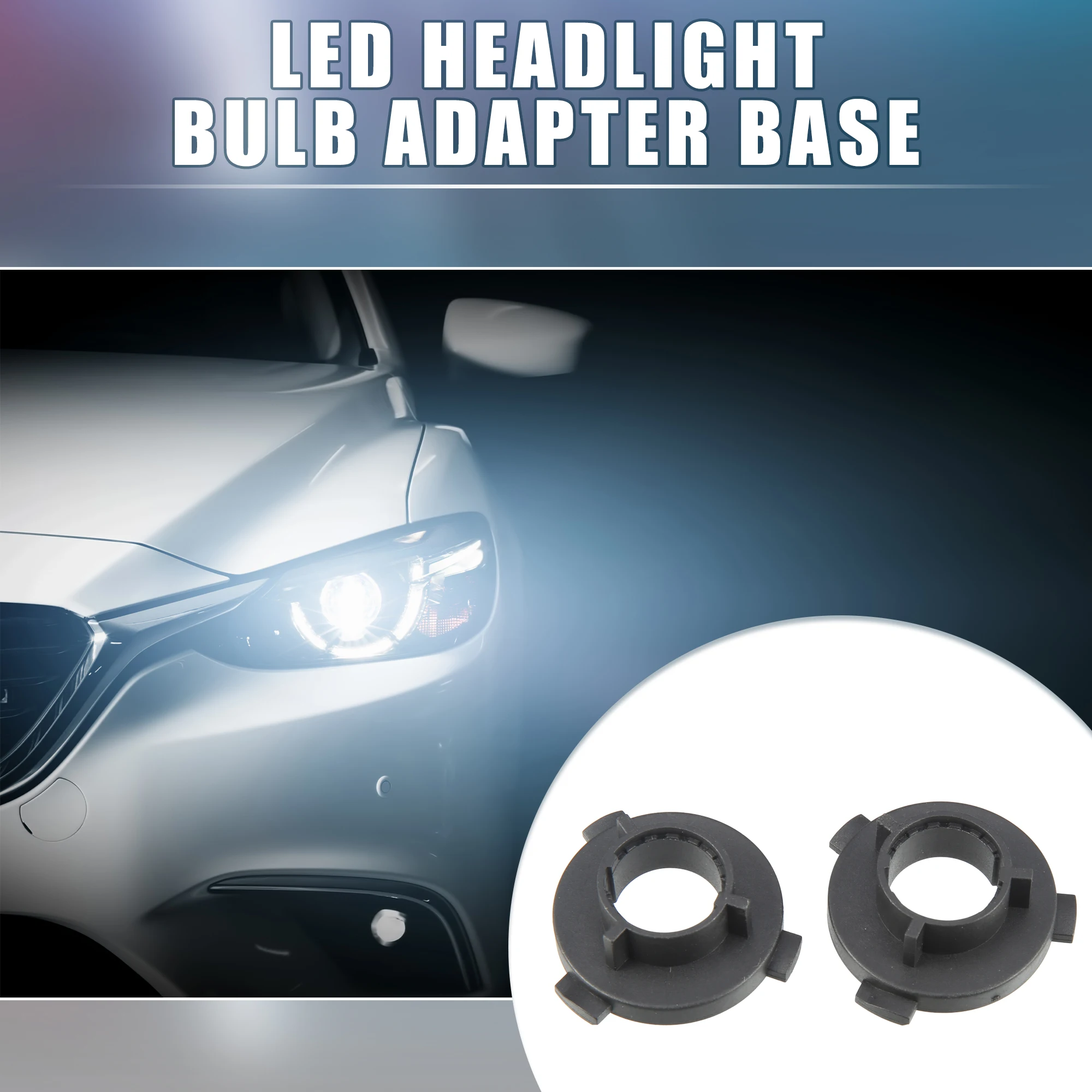 Adaptador de portalámparas LED H7 para faro de automóvil