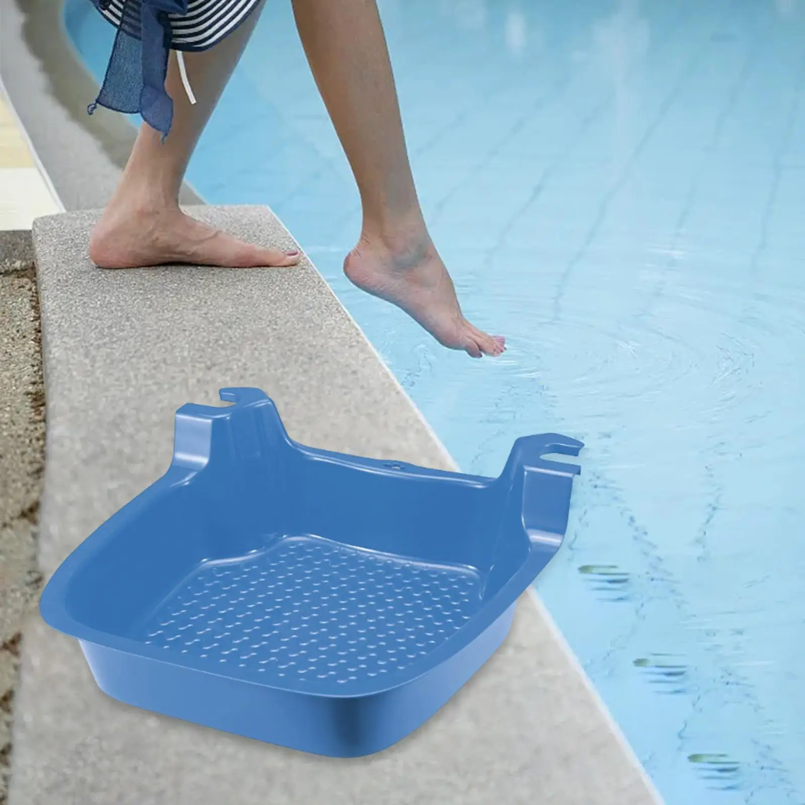 Pool Foot Bath Extra Large High Quality Portable Sturdy Swimming Pool Foot Wash Basin for Swimming Pool Clean Feet SPA Adult