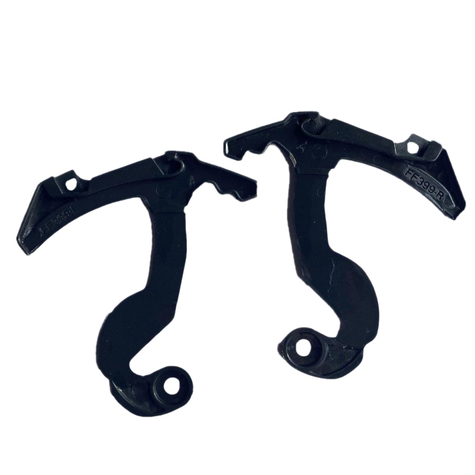 2Pcs Helmet LS2 Ff399 Lens Base Black Lens Mounts Ff Mhr 89 Lens Base Visor Base Fits for Ff396 Helmets Parts Motorcycle Parts