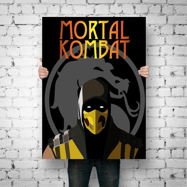 Poster Mortal Kombat - Scorpion, Wall Art, Gifts & Merchandise