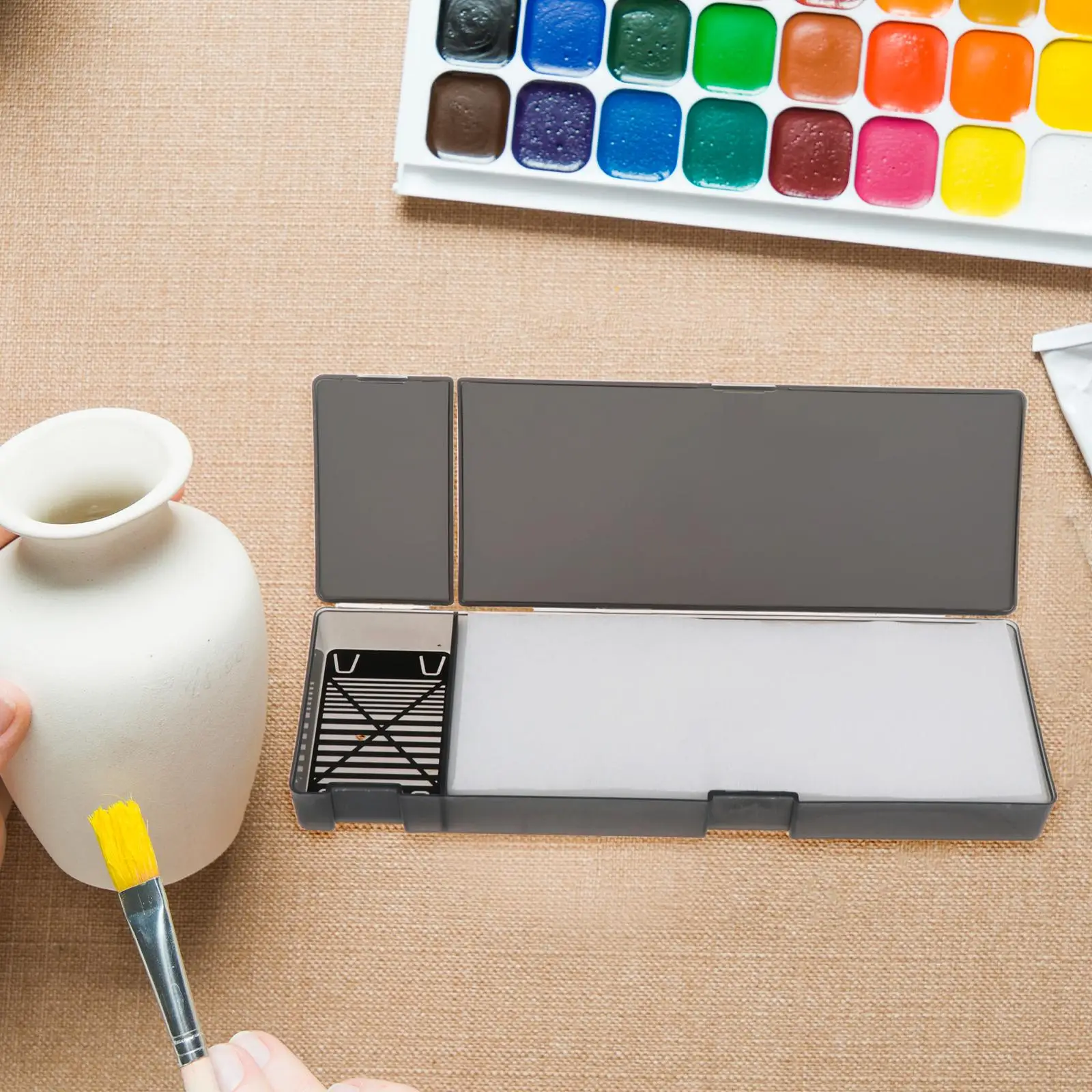 Wet Palette Keeps Your Paint Wet Paint Holder Model Coloring Wet Tray Paint Palette Pallet for Miniature Painting Acrylic Paints