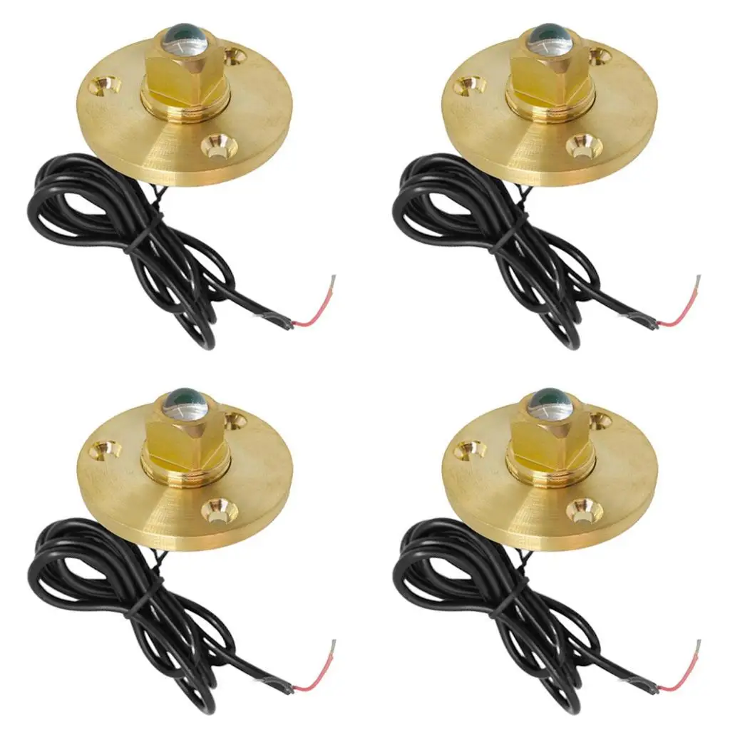 Boat Drain plug LED light with Garboard Boat Yacht Underwater Light Lamp
