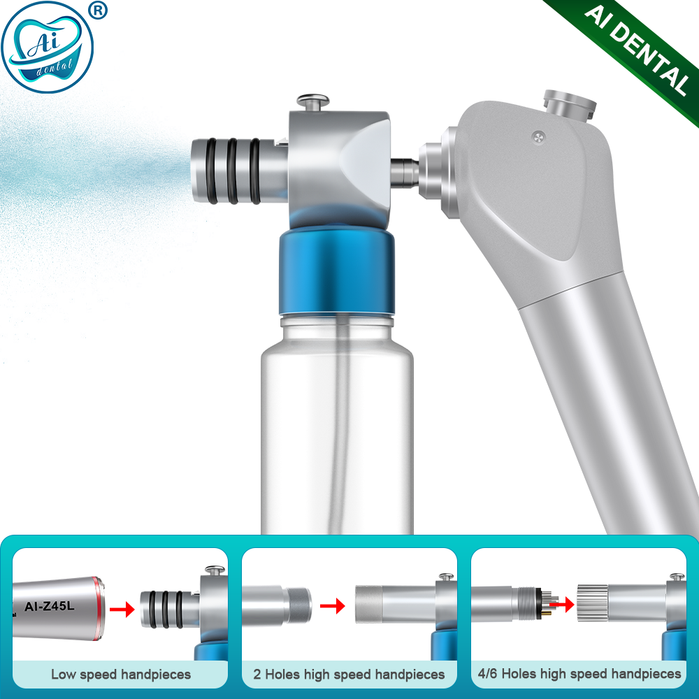 Best of AI-TG-SL Dental Handpiece Cleaning Oil Lubricator With 2 Style Connector Nozzle Maintenance Tool For Contra Angle Or Air Turbine Reviews & Tips