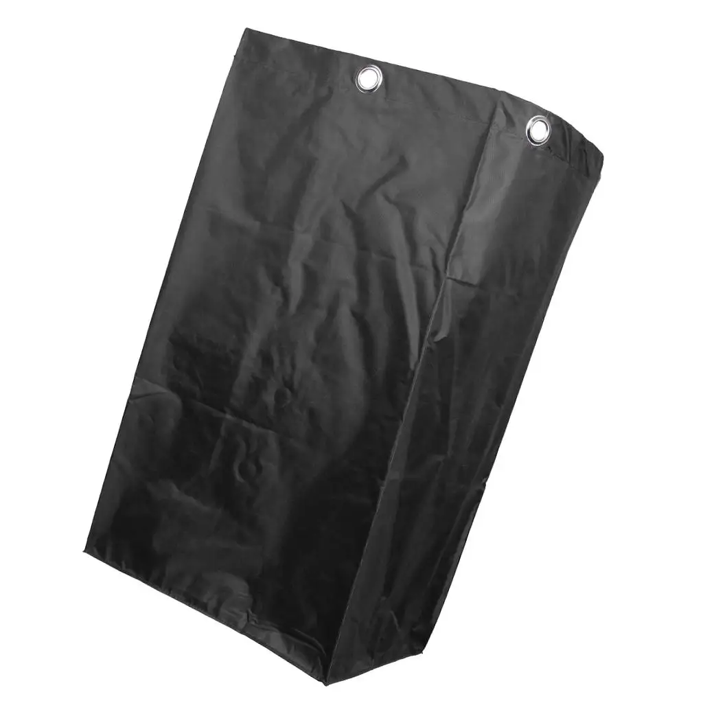 Replacement Bag for Laundry Hamper Trucks Linen Trolley Cart Spare Bag Black