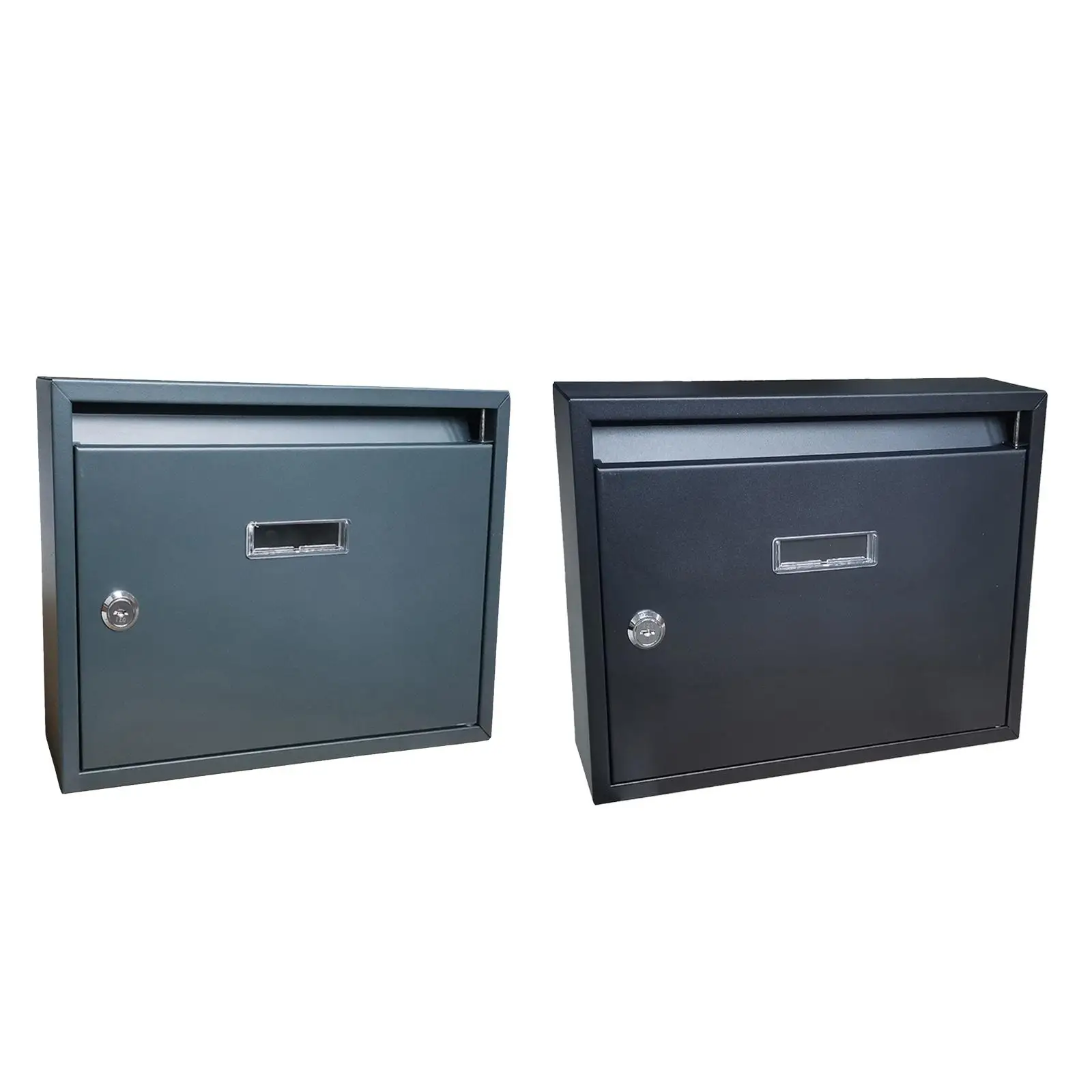 Art Vertical Modern Lockable Mailbox Combination Locking  Box Durable Key Paperwork Magazines Holder  Postbox  and 