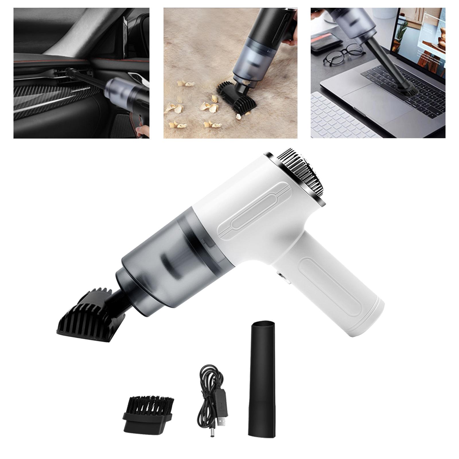 Hand Held Car Vacuum Cleaner 8000PA Suction Household Cleaning Rechargeable 2000mAh Battery 120W for Desktop Household Car Home