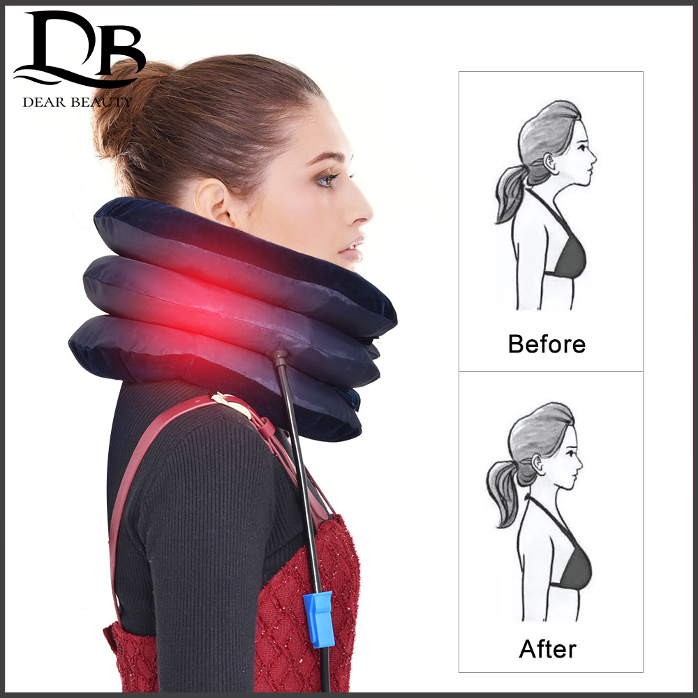 Best of 3 Layers Neck Massager Corrector Collar Relief Air Inflatable Cervical Vertebra Therapy Traction Soft Brace Pain Relief Pillow Reviews & Tips