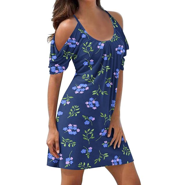 Cold Shoulder Casual Swing store Mini Dress