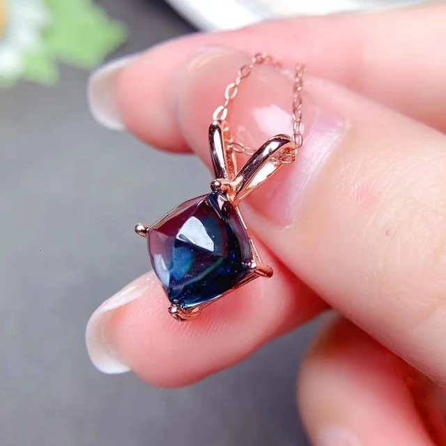 London Blue Topaz Pendant/Necklace with Diamonds | Blue Marlin Jewelry,  Inc. | Islamorada, FL