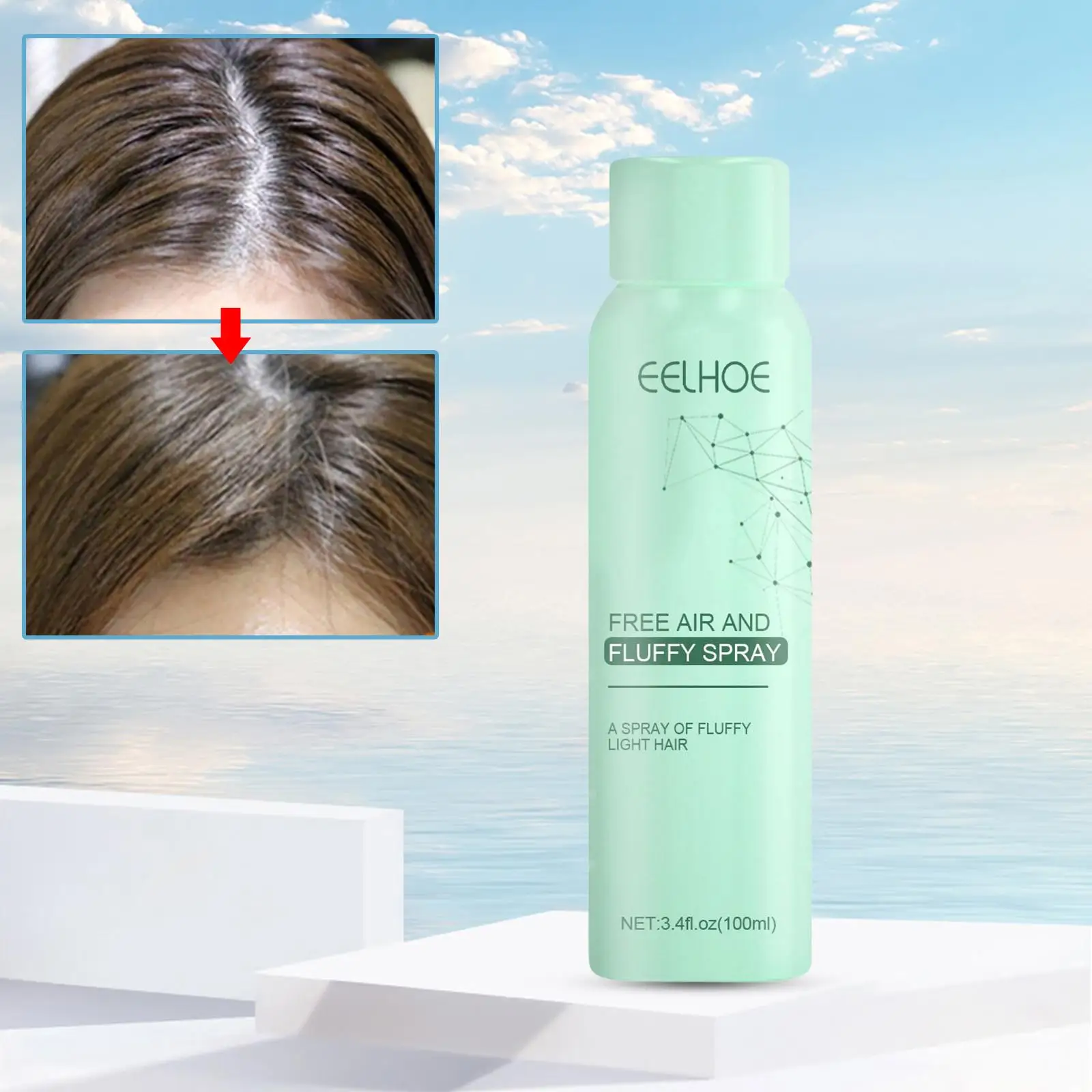 100ml  Leave In Dry Hair Spray ,portable ,oil Control Convenient ,no  Wash ,hair Spray Hair Styling Spray Dry Shampoo - Shampoos - AliExpress
