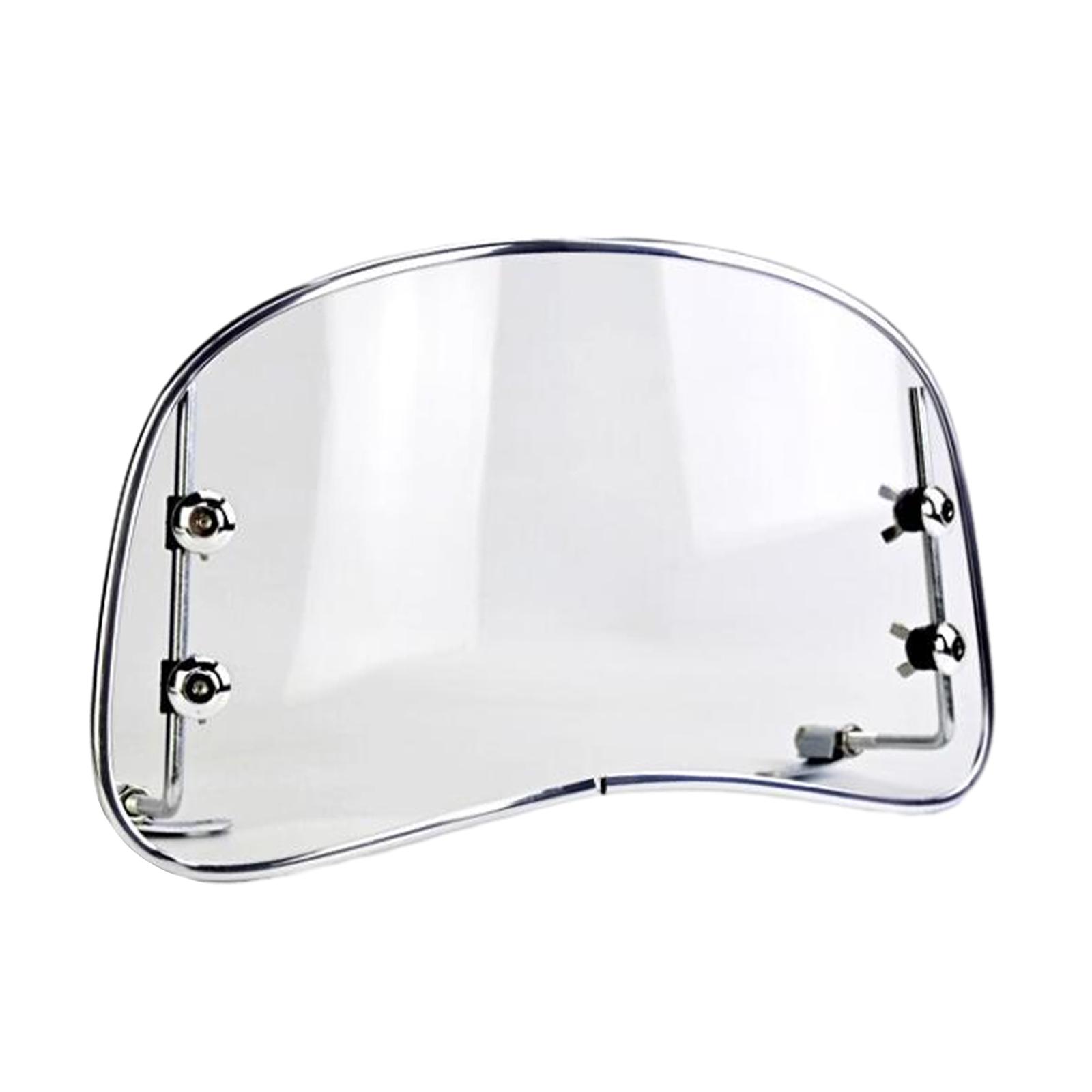 Motorcycle Windshield Transparent Wind Screen Multifunctional Wind Deflector