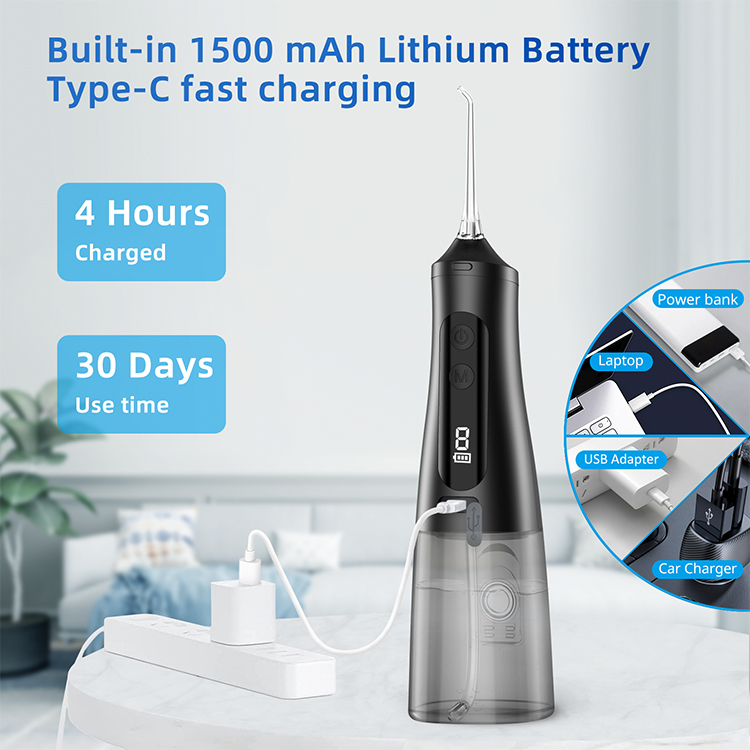 Title 6, LISM Oral Irrigator USB Rechargeable Water Flos...