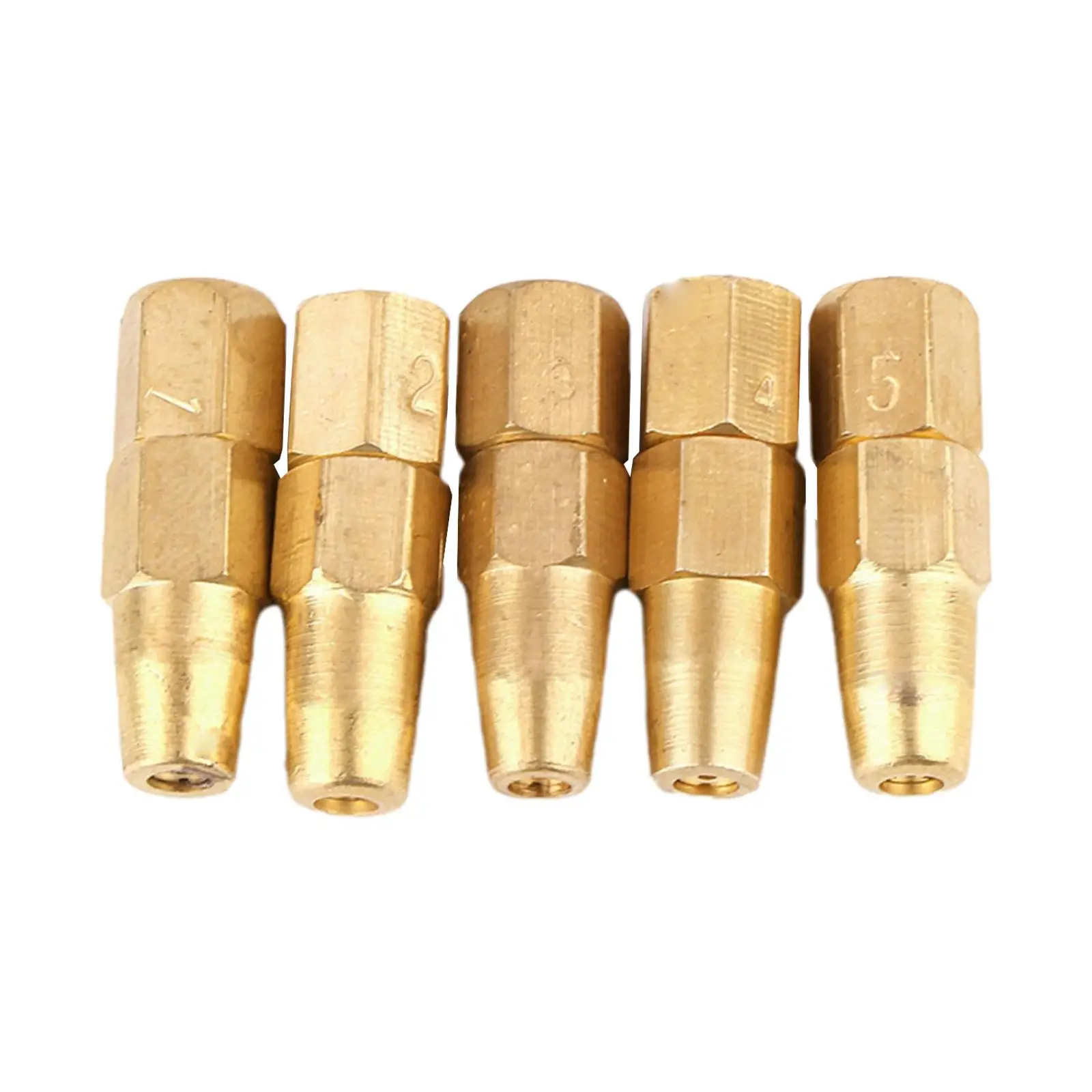 5x Welding Nozzle Tips Practical 0.5mm 0.6mm 0.7mm 0.8mm 0.9mm for H01-2 Welding Tools Holder Accessory Replacement Repair Parts