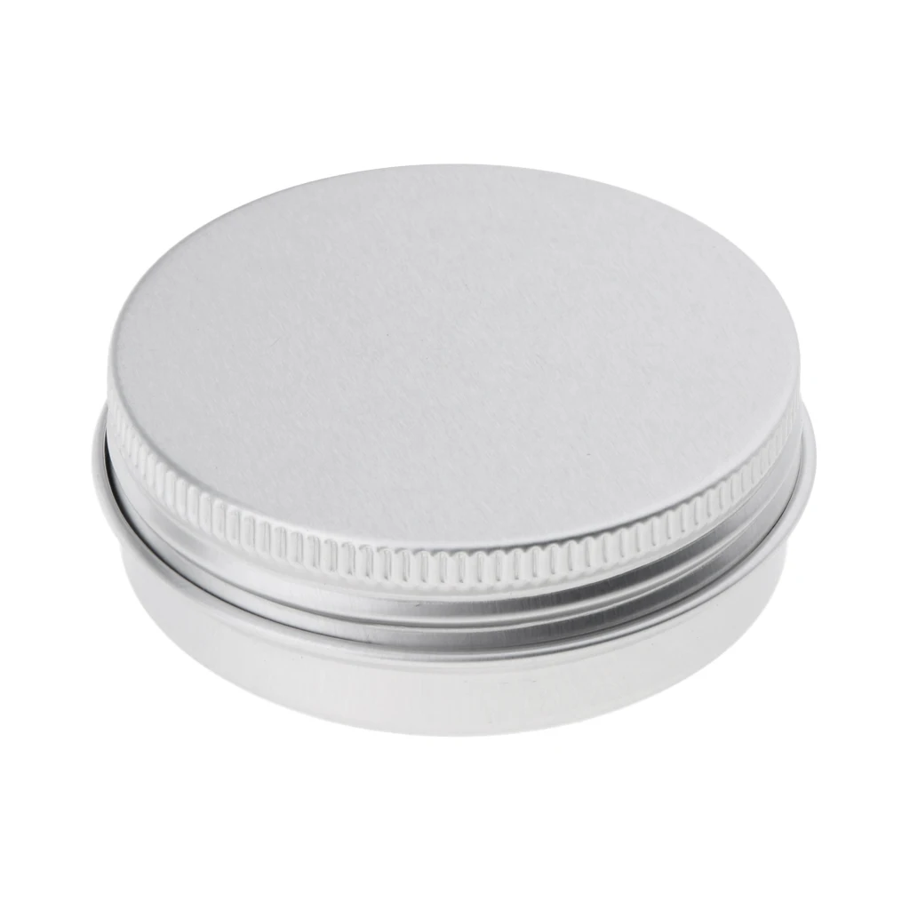 1.4oz 10 Pack Aluminum Tin Cans,  Metal Tin Jar Empty Round Lid Cosmetic  Tight Sealed Twist Screwtop Cover