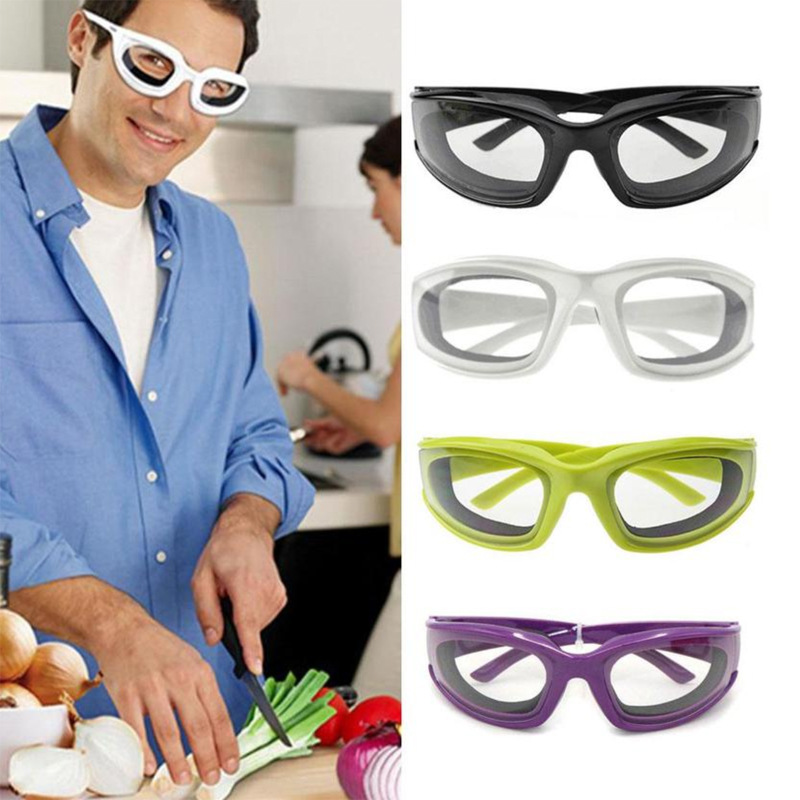 Description Picture 4 of itemSafely Tearless Kitchen Onion Goggles Eye Glasses Onions Chopping Tears Free Protector Kitchen Cooking Tools