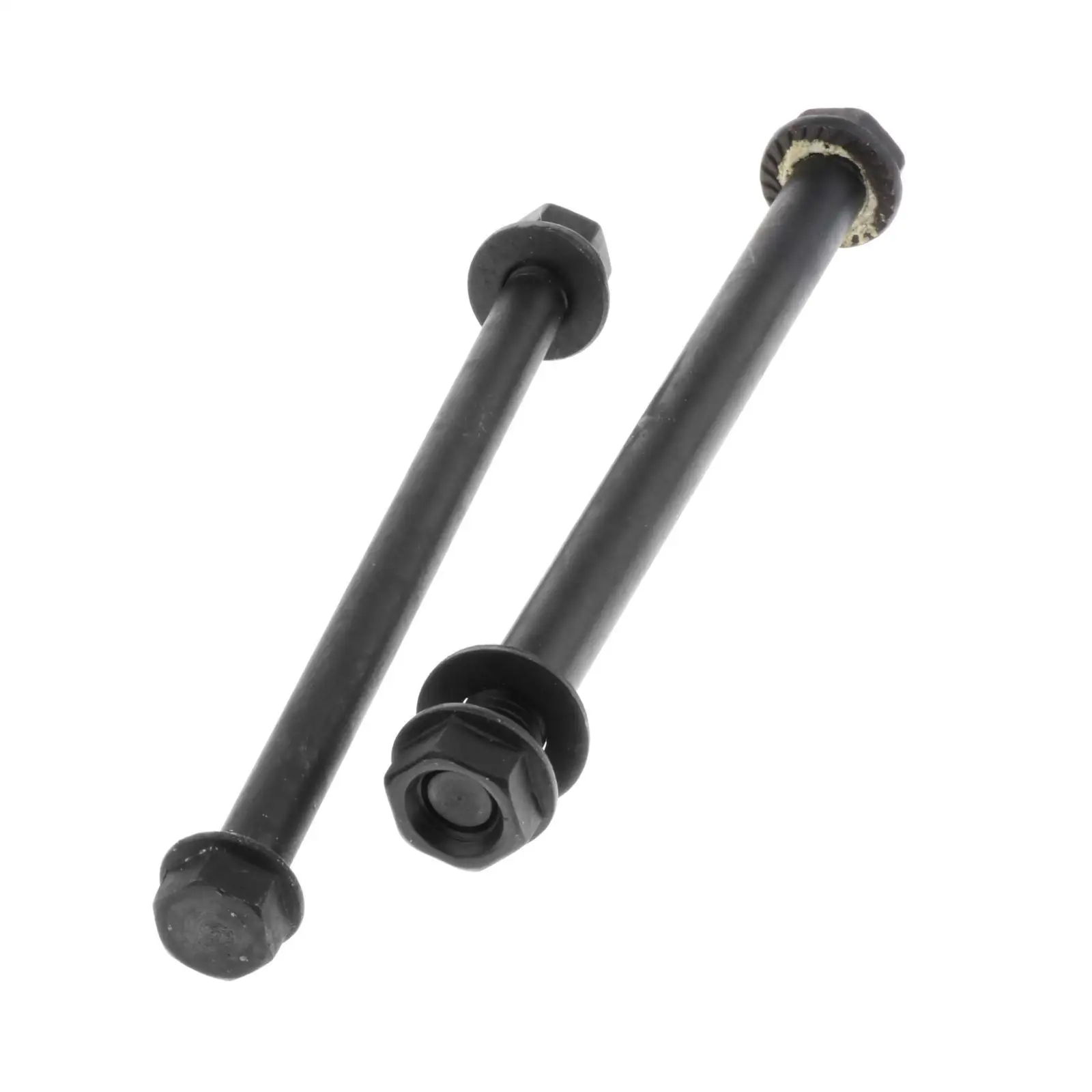 2x Rear Bearing Carrier Bolts and Nuts Set, Suitable for  Banshee 1989-2006 Parts Black, Easy to Install