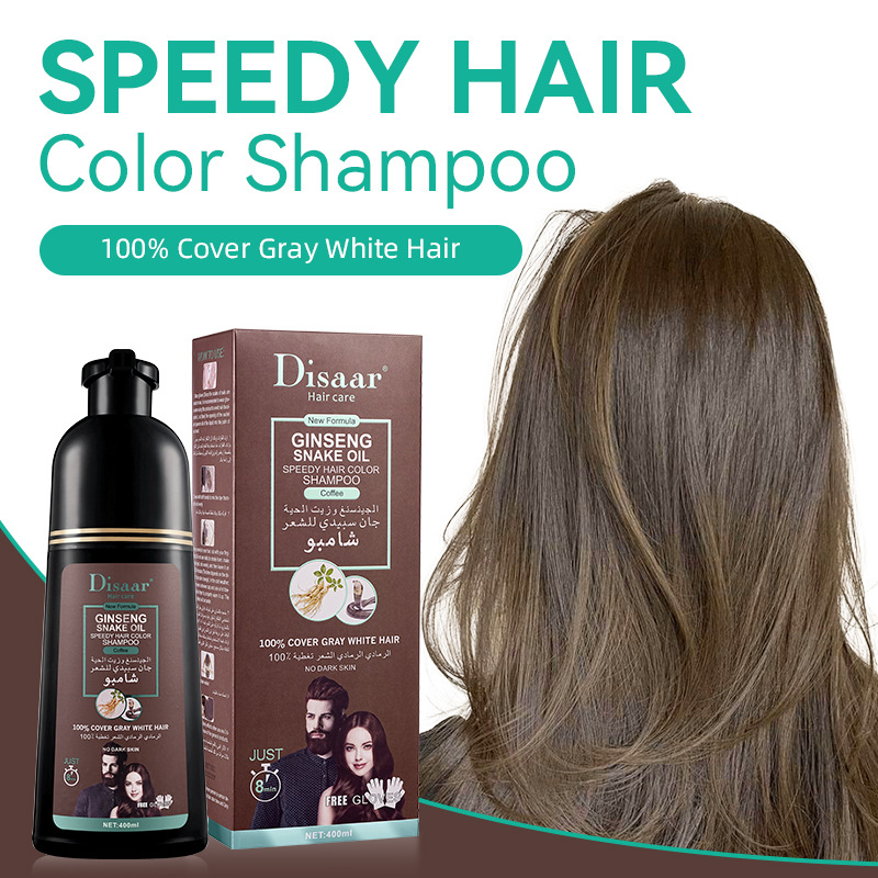 Best of Disaar Natural Organic Permanent Dying Brown Black Coffee Color Long Lasting Hair Dye Shampoo For Woman Man Hair Color Dying Reviews & Tips