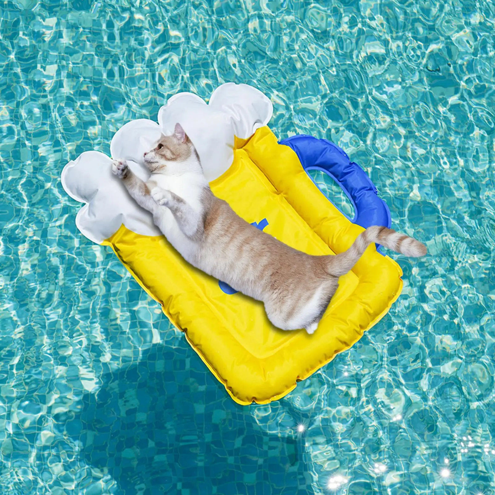 Beer Cooling Dog Mat Cat Sleeping Bed Summer Cool Pad Cushion Floor Cooling Mat Blanket Waterproof Pet Supplies