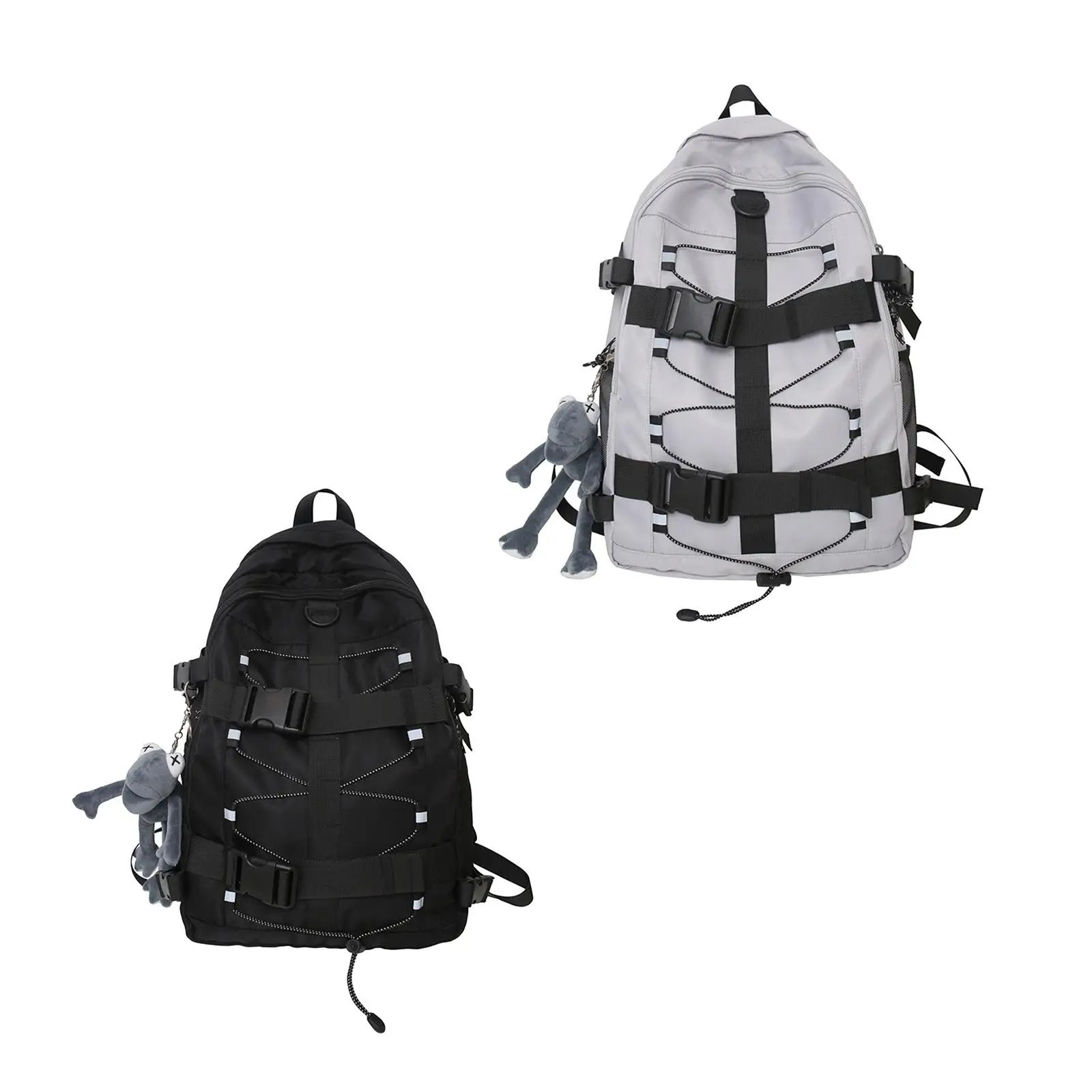 Backpack Large Capacity Premium Adjustable Straps Rucksack with Zipper Male Travel Bags for Outdoor Climbing Adults Unisex