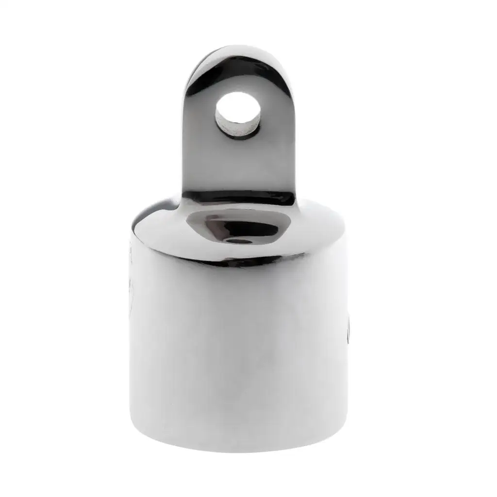 Stainless Steel Eye End   Bimini Top Hardware Canopy End for 25mm Pipe/