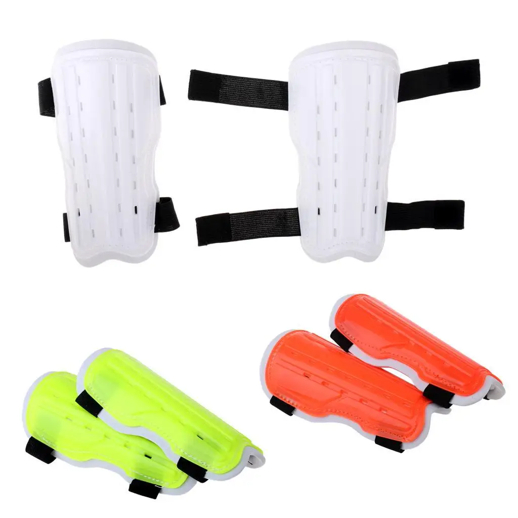 1 Pair EVA Football Soccer Shin Guard Pads Gear  Choose Colors