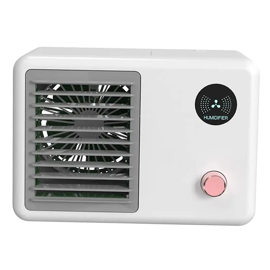 Vintage in 1 Portable Air Cooler with 3 Speeds, Tabletop Bedroom Conditioner, Humidifier Cooling Fan