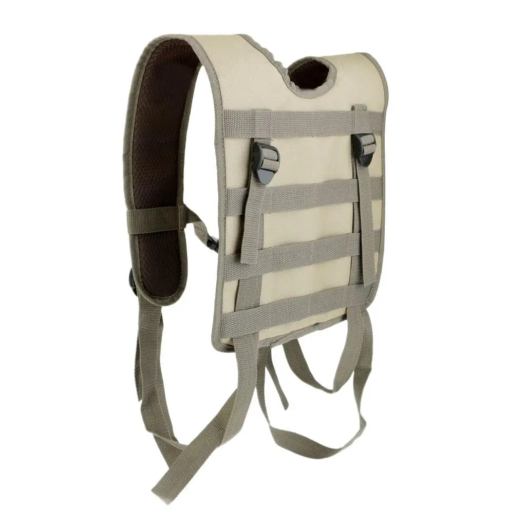 600D Oxford Military  Harness Hunting Shooting Webbing Molle Vest Suspenders Chest Rig for Belt attach