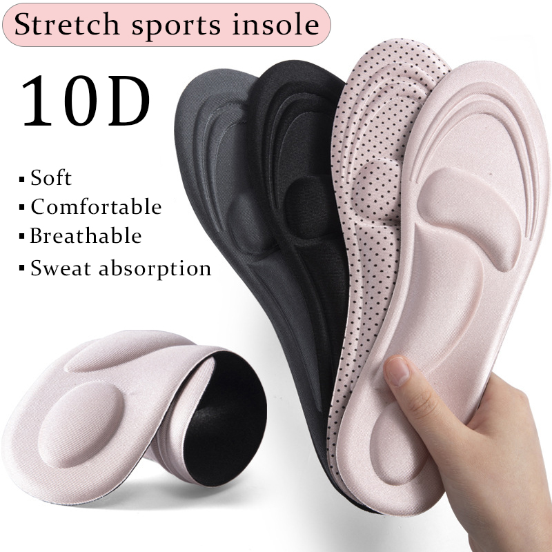 Weiche Dehnbare Sport-Einlegesohlen Orthopädische Fußpflege-Pads Atmungsaktive Laufkissen für Männer und Frauen Memory-Schaum Sneaker-Einlagen mit Fußgewölbestütze – Detail 1
