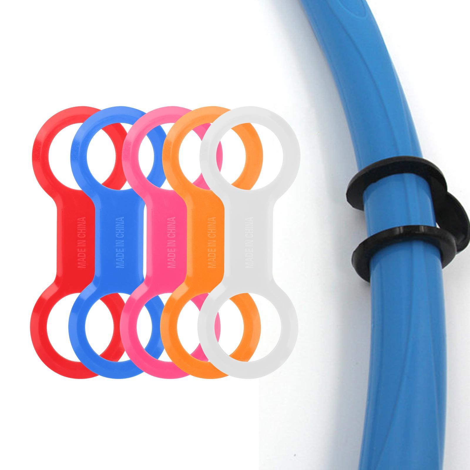 Scuba Dive Mask Strap Retainer Snorkel Keeper Diving Attachment Clip 8 shape buckle Snorkel Keeper Holder