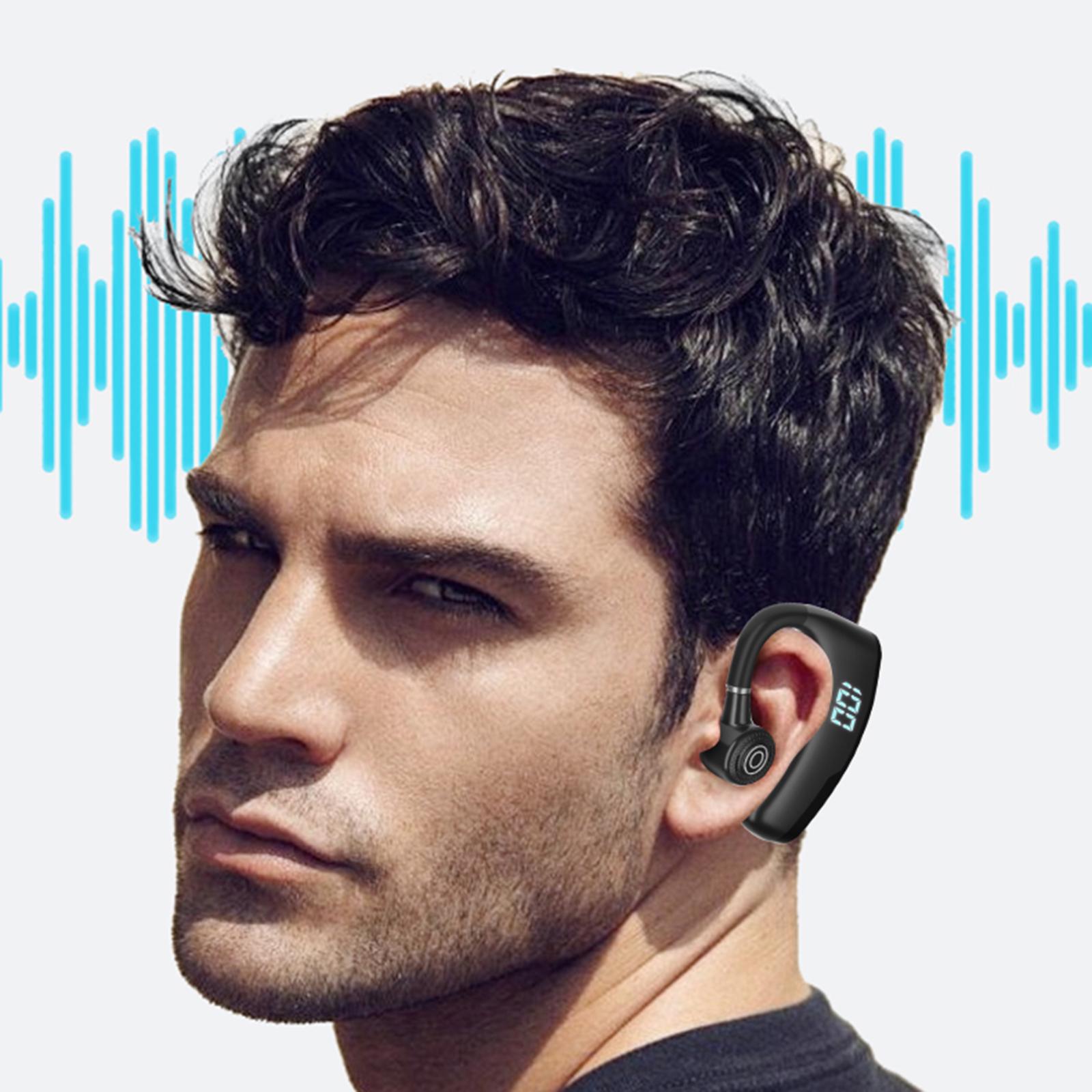 Bluetooth Headset Single Sweatproof Fits Left/Right In-Ear for Sport Fitness