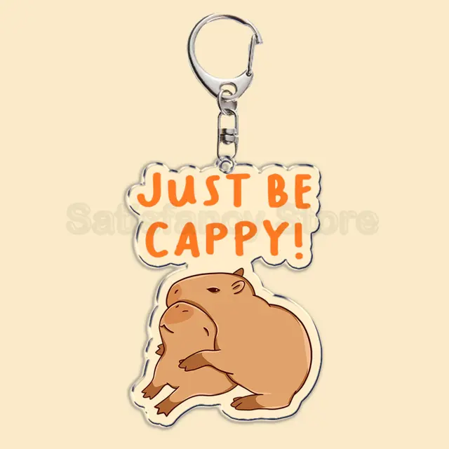 Capybara Big Keychain – pixieeeshop