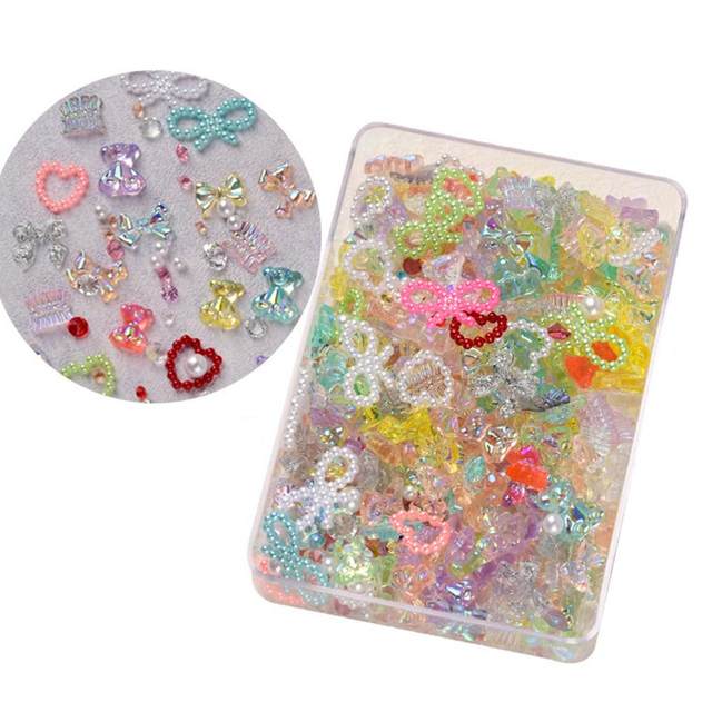 40 Pcs Cute Cartoon Nail Charms Kawaii Nail Decals Flatback Resin Design 3D Nail  Charms for Acrylic Nails Rhinestone Supplies Cute Cat Nail Decoration DIY  Nail Accessories K1