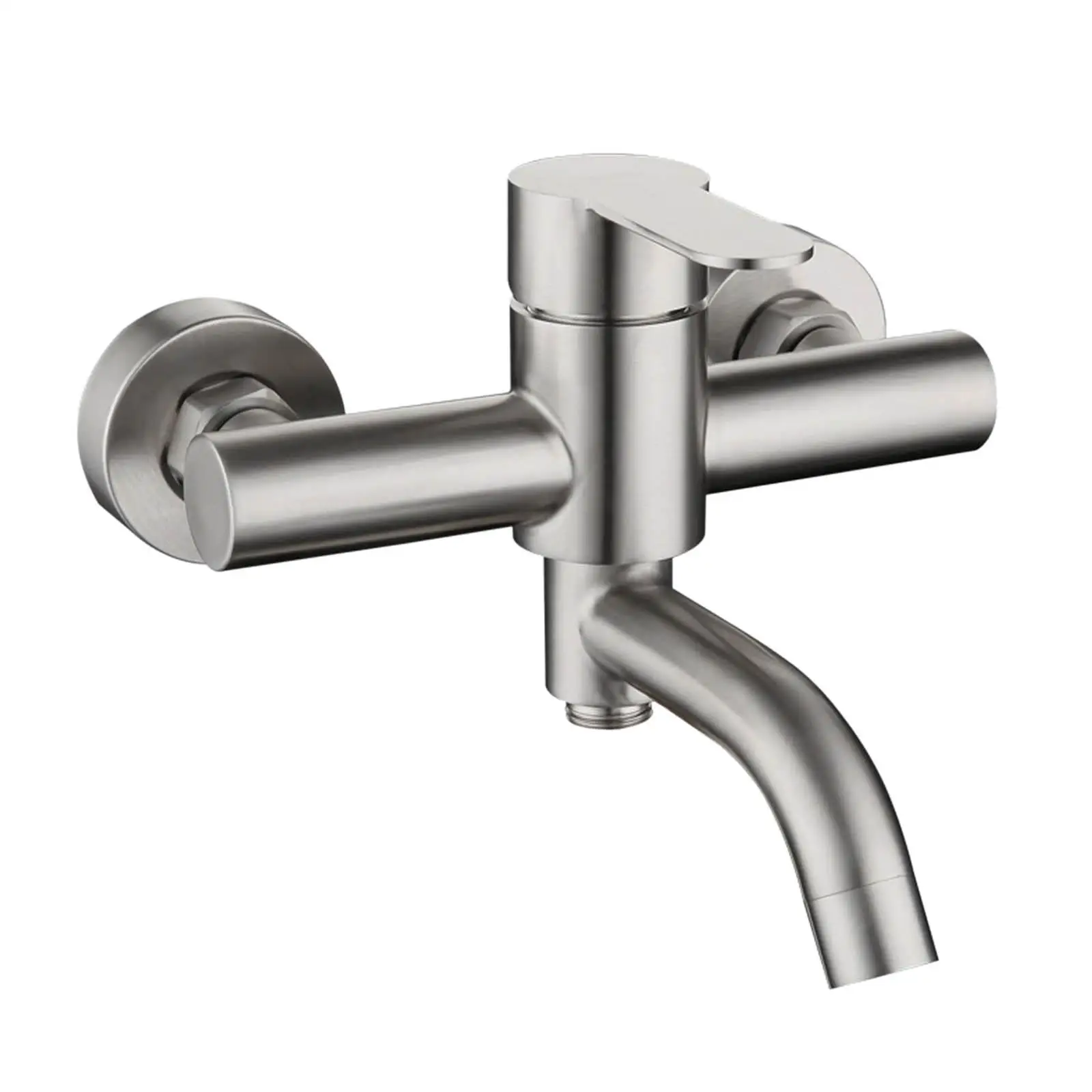 Stainless Steel Shower Mixer Faucet Hole Spacing 150mm Bathroom System