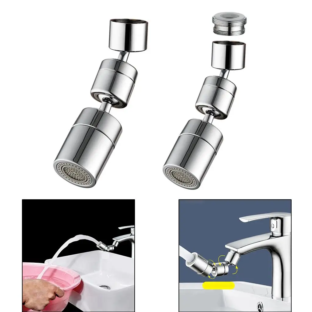 Swivel Rotating Faucet Moveable Kitchen Tap Head Adapter