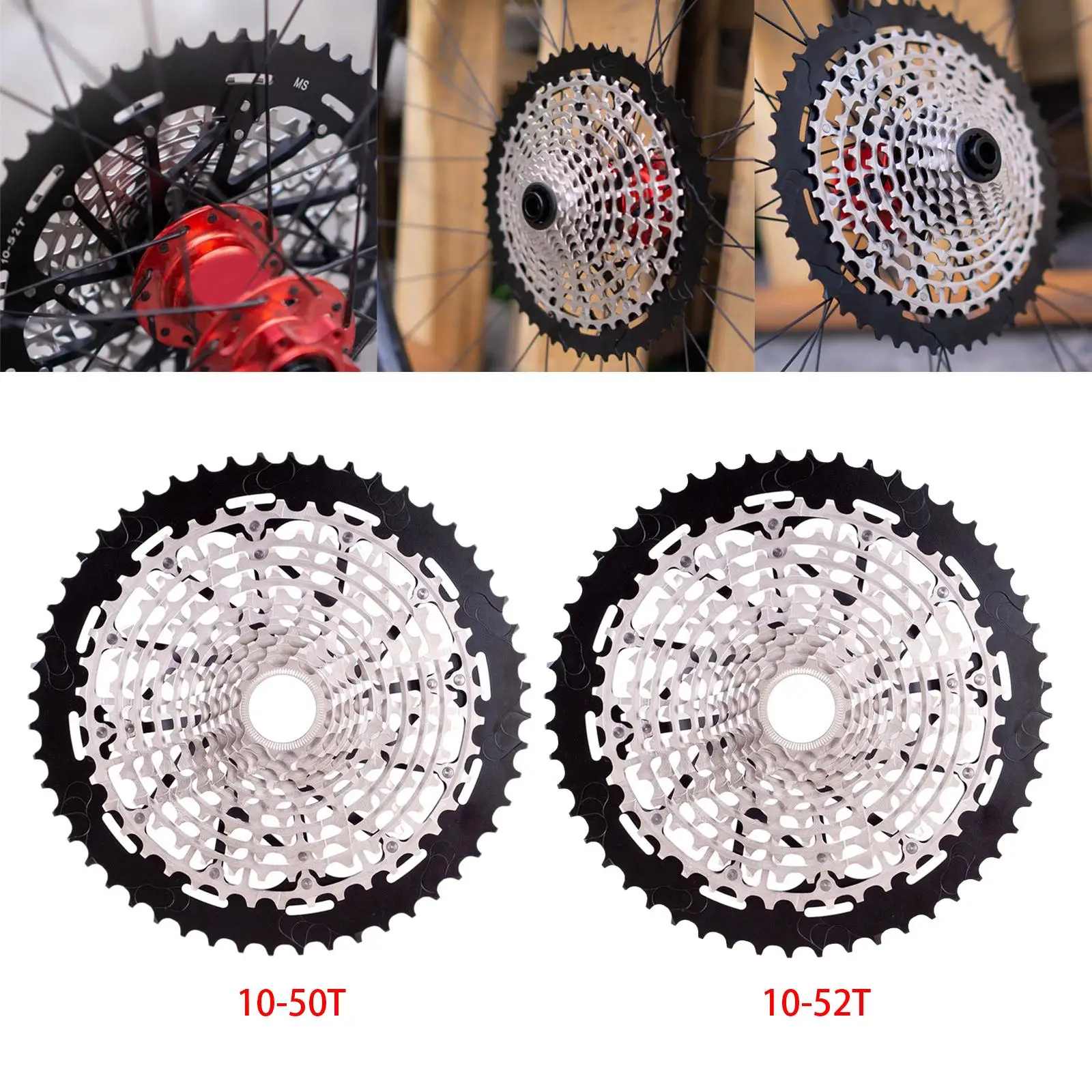 1 Piece Steel Bike Cassette, MTB  Store Smooth 12 Speed Freewheel for Deore