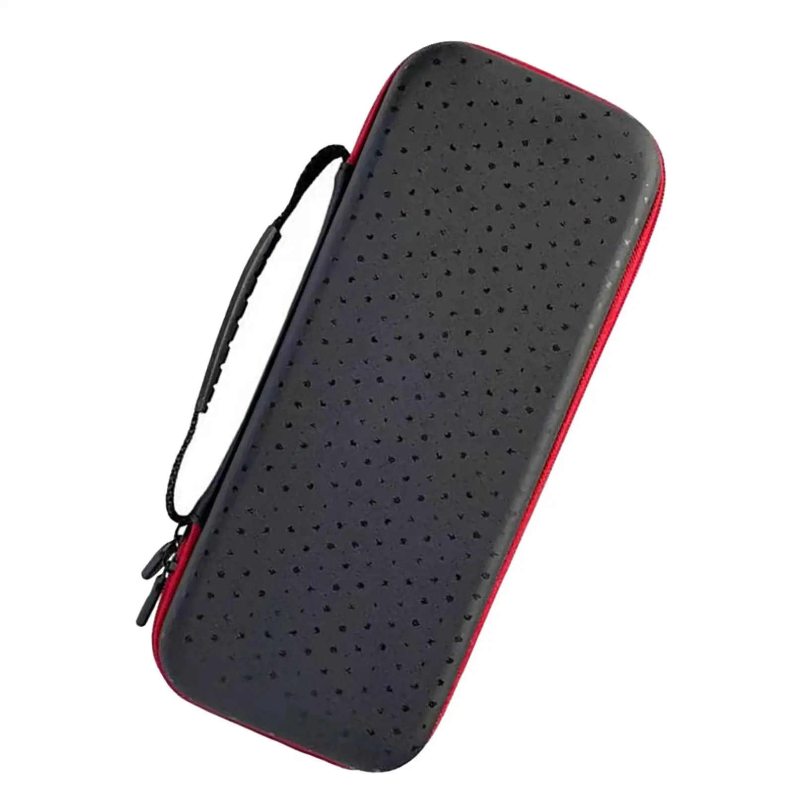 Console Carrying Case 10 Game Card Slots Shockproof Scratch Resistant Double Zipper Protector for Switch Console and Accessories