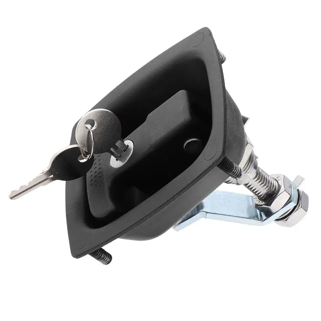Flush T Handle Locking Latch Heavy Duty For Trailer Door Tool Box Canopies