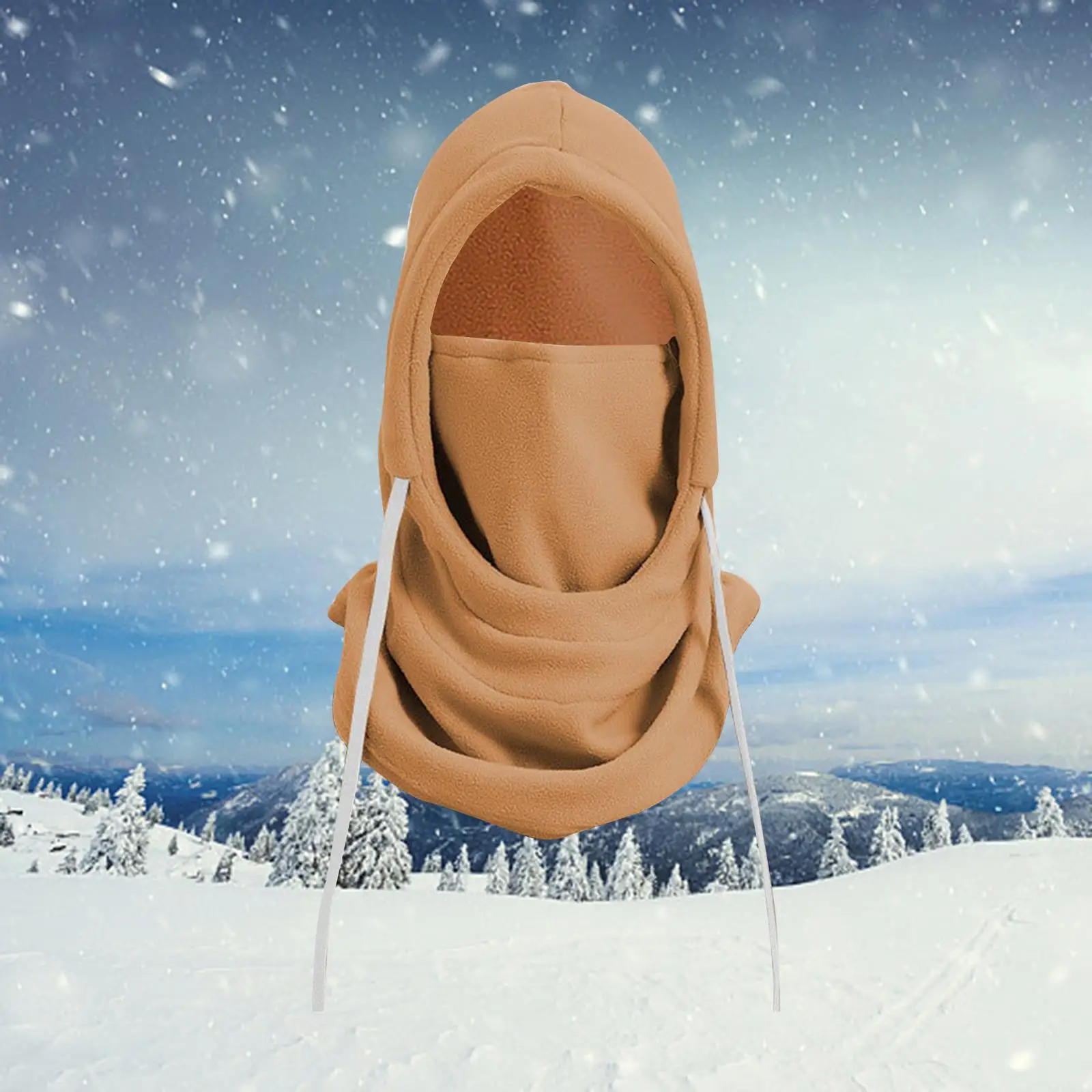 Balaclava  Neck Warmer for Outdoor Ski Sport with Elastic Cord Comfortable Durable Multiple wearing Ways