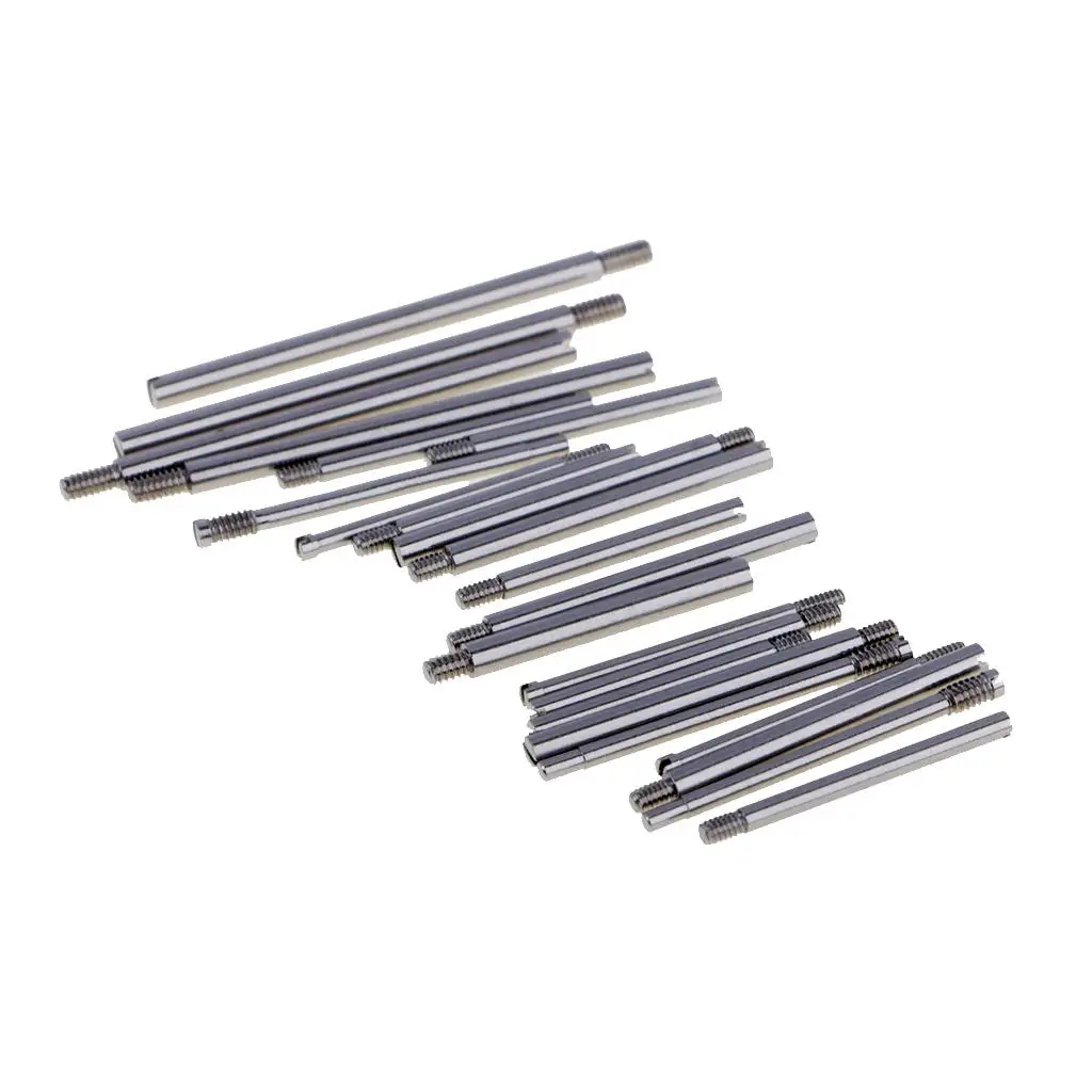 Metal Repair Tool Kits Set Silver Screw Pins For Watch Straps