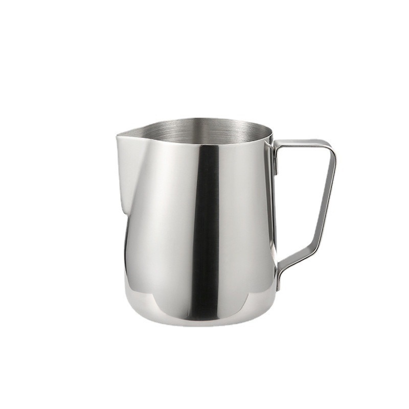 Description Picture 3 of item100-250ml Silvery Stainless Steel Milk Frothing Pitcher Steaming Coffee Latte Frother Cup Cappuccino Milk Cream Froth Pitcher