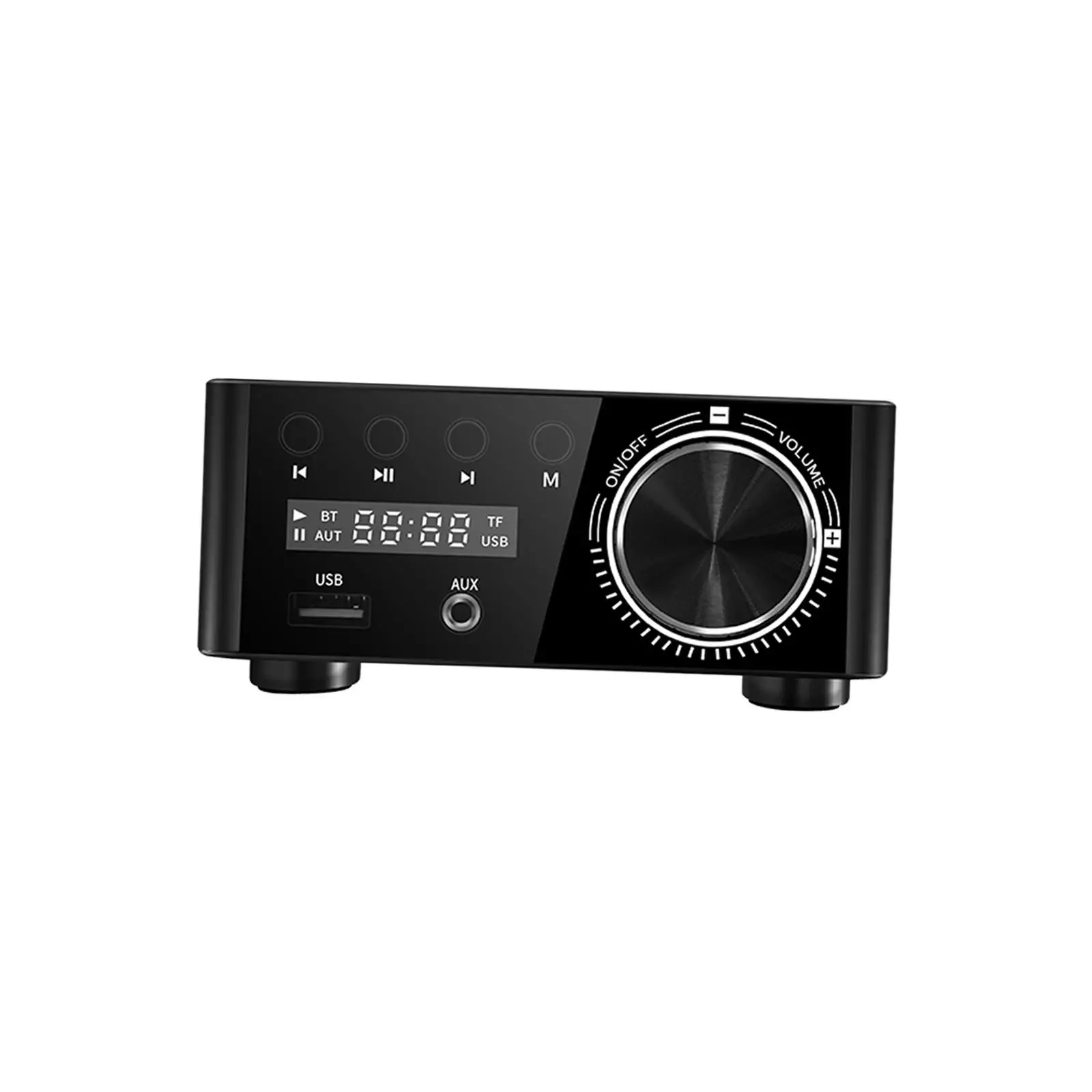 Mini Amplifier USB AUX BT TF Aut Sound Amplifier Speaker Amplifier 2.0 Channel for Car Home Bar Party MP3 with Power Adapter EUR