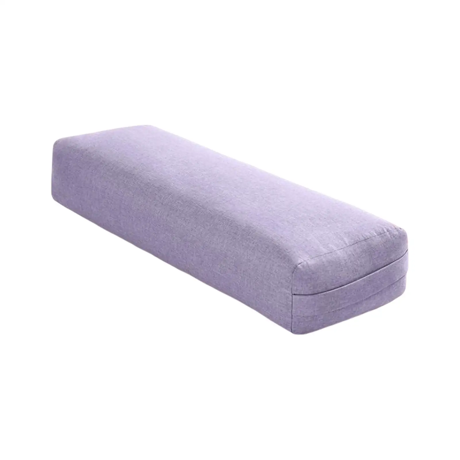 Yoga Bolster Removable Washable Cover with Carry Handle Yoga Equipment Pillow Rectangular for Restorative Yoga Beginners