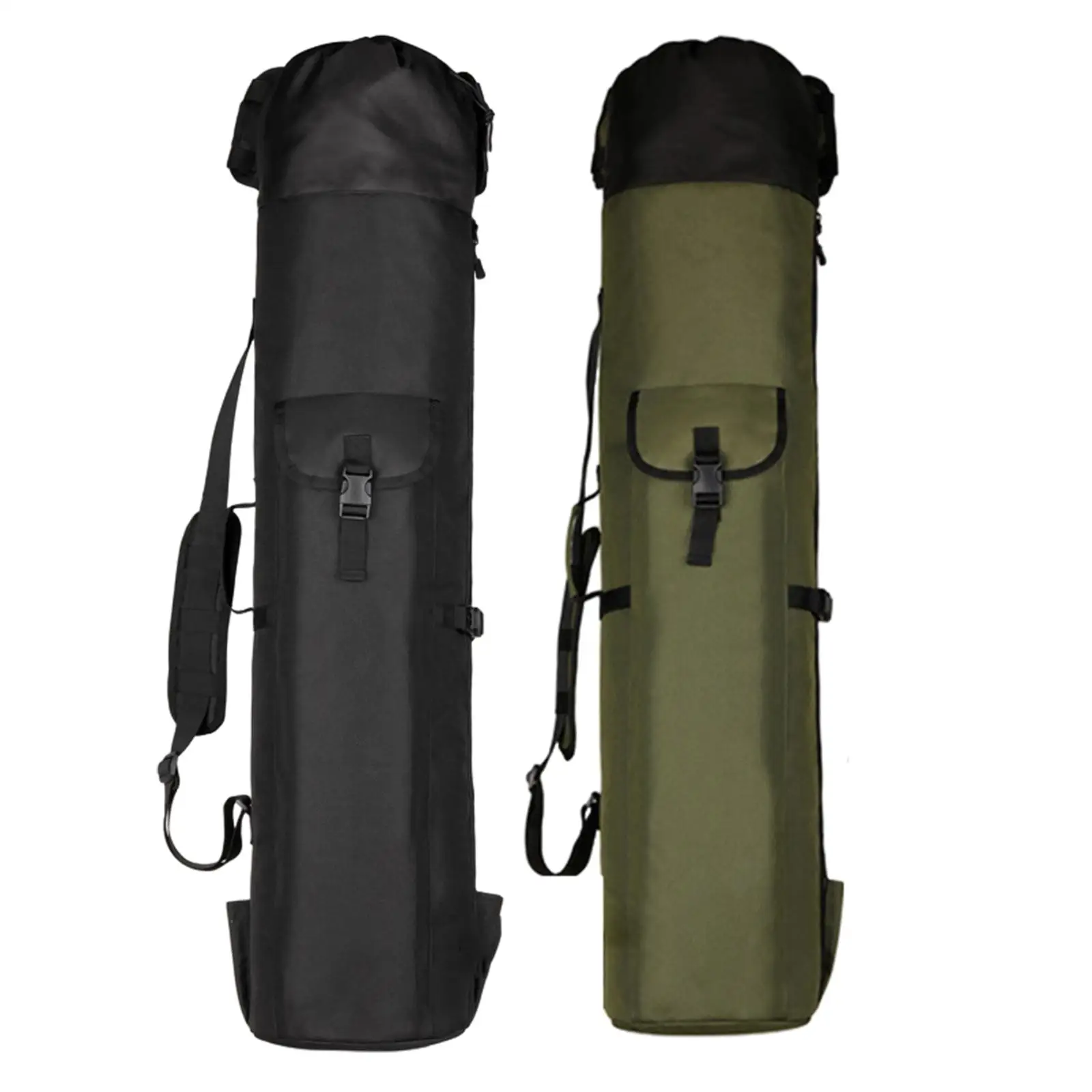 Fishing Rod Case Adjustable Strap Fishing Gear Shoulder Bag Oxford Cloth