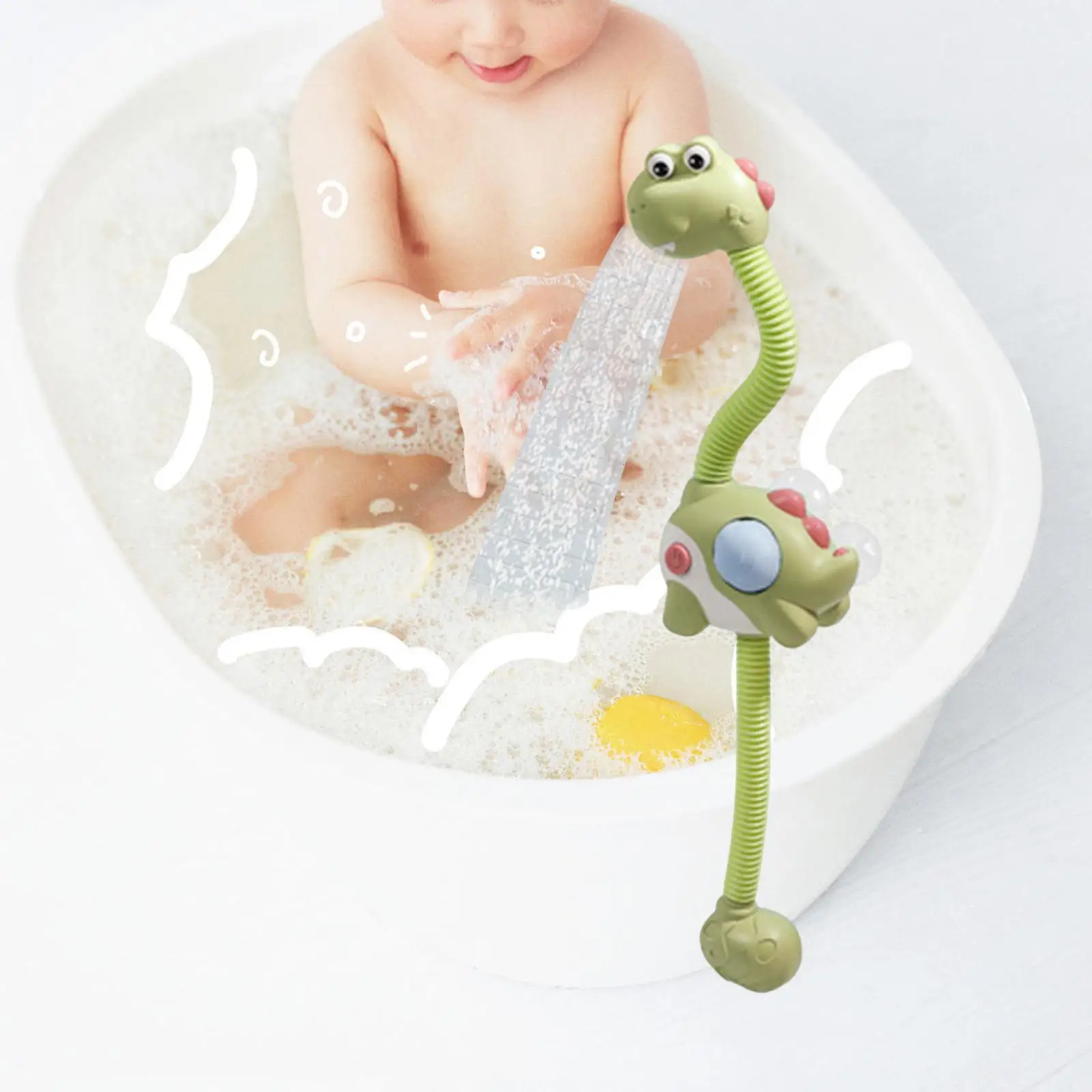 Infant Electric Shower Automatic Water Pump with Hand Shower Bathtub Toy for Bathroom Birthday Gift Infants Toddles Kids