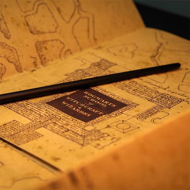 Hogwarts Schule Harries Ticket Marauder's Karte Töpfer Schule der Hexerei und Zauberei braun Papier Schatzkarte Weihnachts geschenk